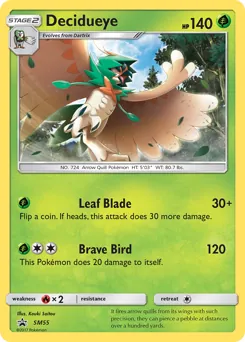 SM Black Star Promos Decidueye Pokémon card